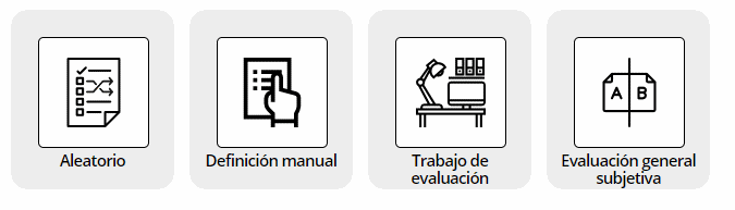 Algunos tipos de evaluaciones en SELF